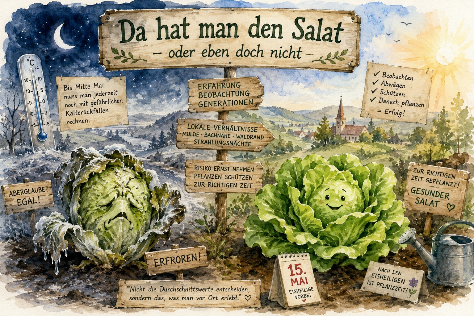 Sind die Eisheiligen völliger Schwachsinn