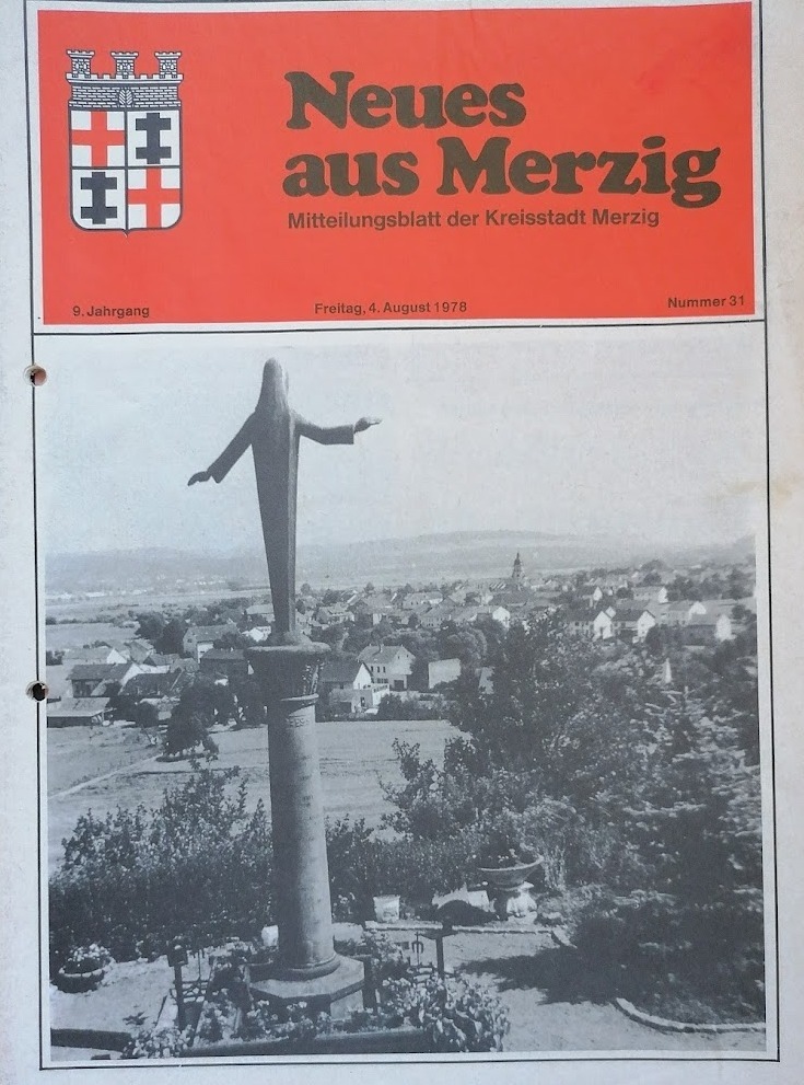 Die Mariensäule am Federfels Schwemlingen