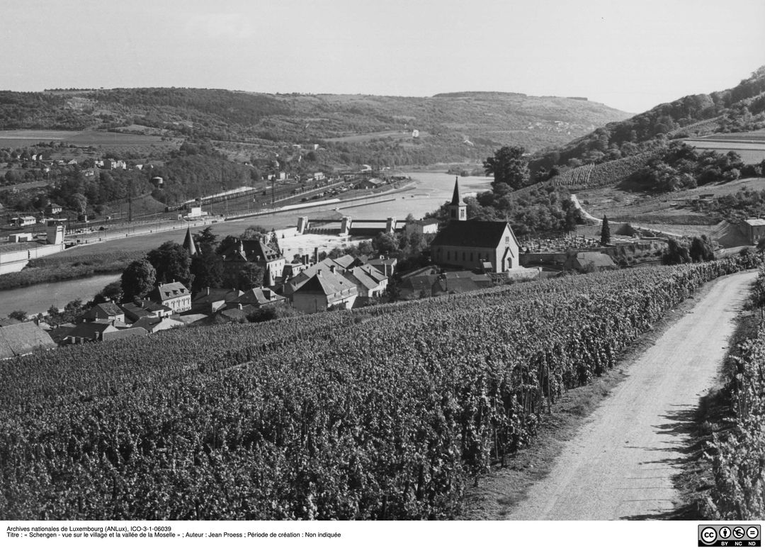 Blick auf Schengen …