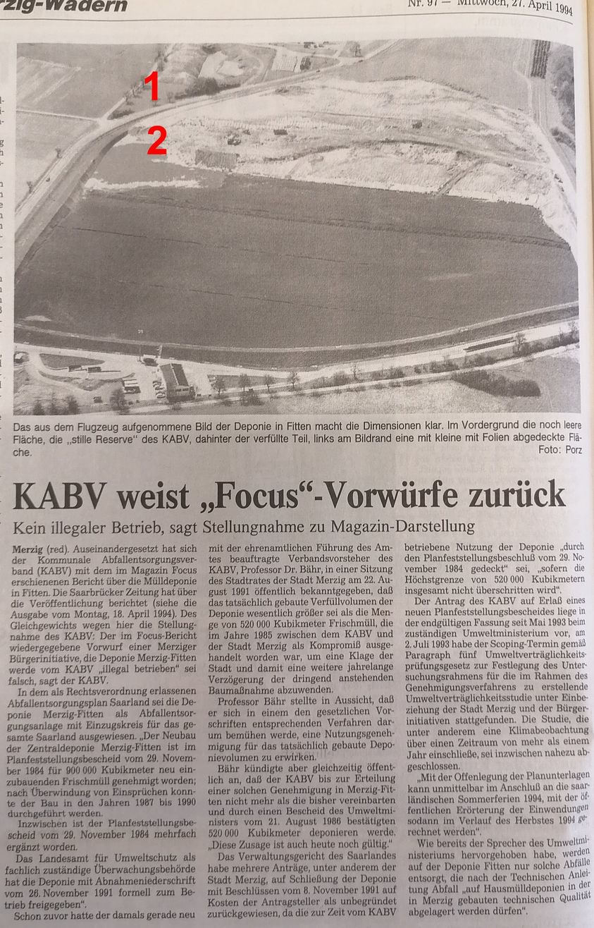 Deponie Fitten 1994