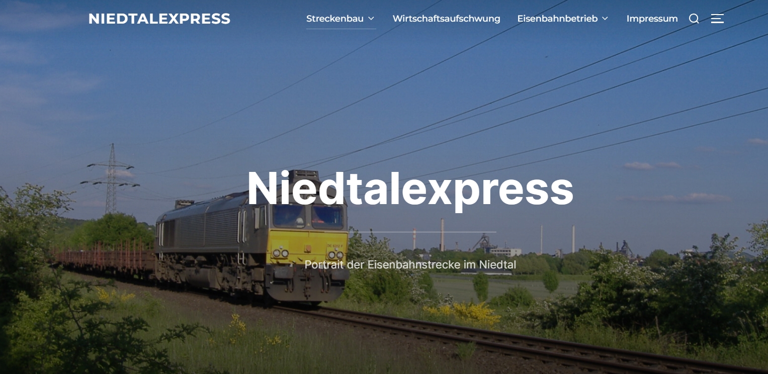 Heute vor 123 Jahren wurde die Niedtalbahn eröffnet.