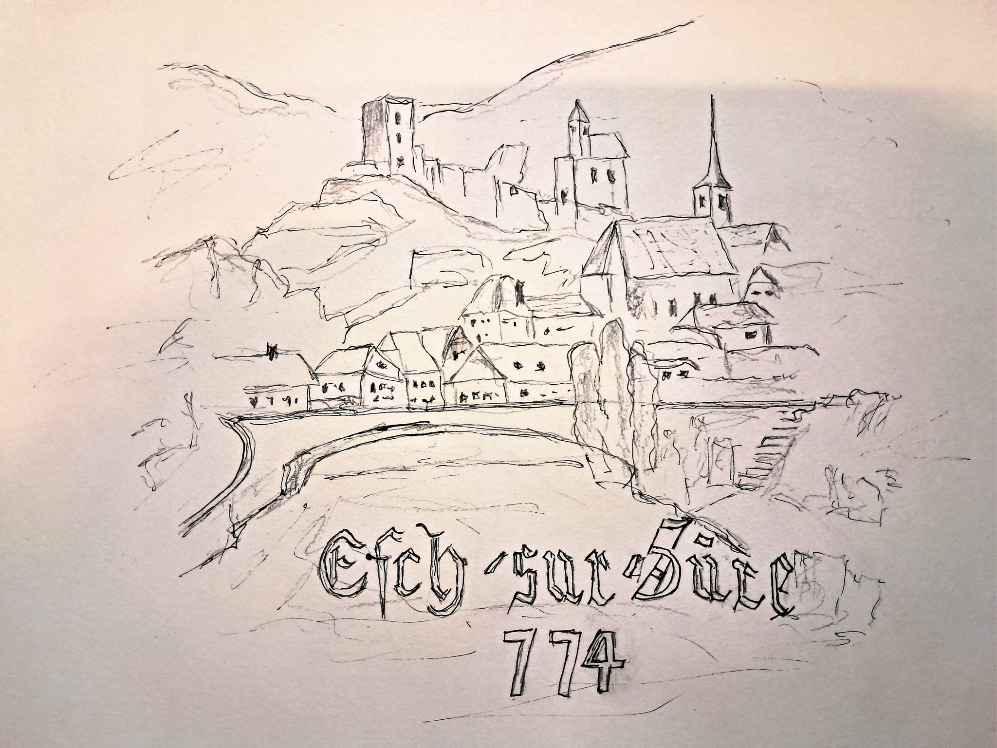 Esch sur Sure Luxembourg .