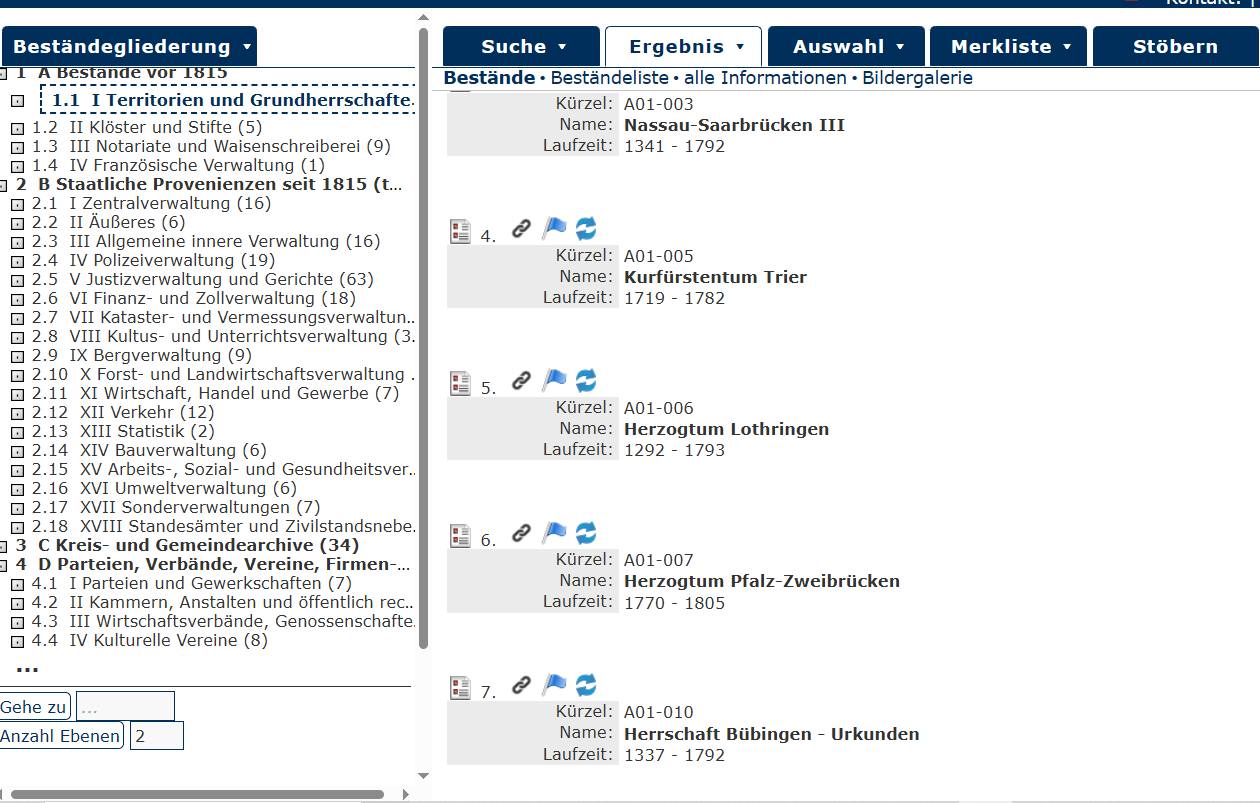 Neuer Service des Saarländischen Landesarchivs: