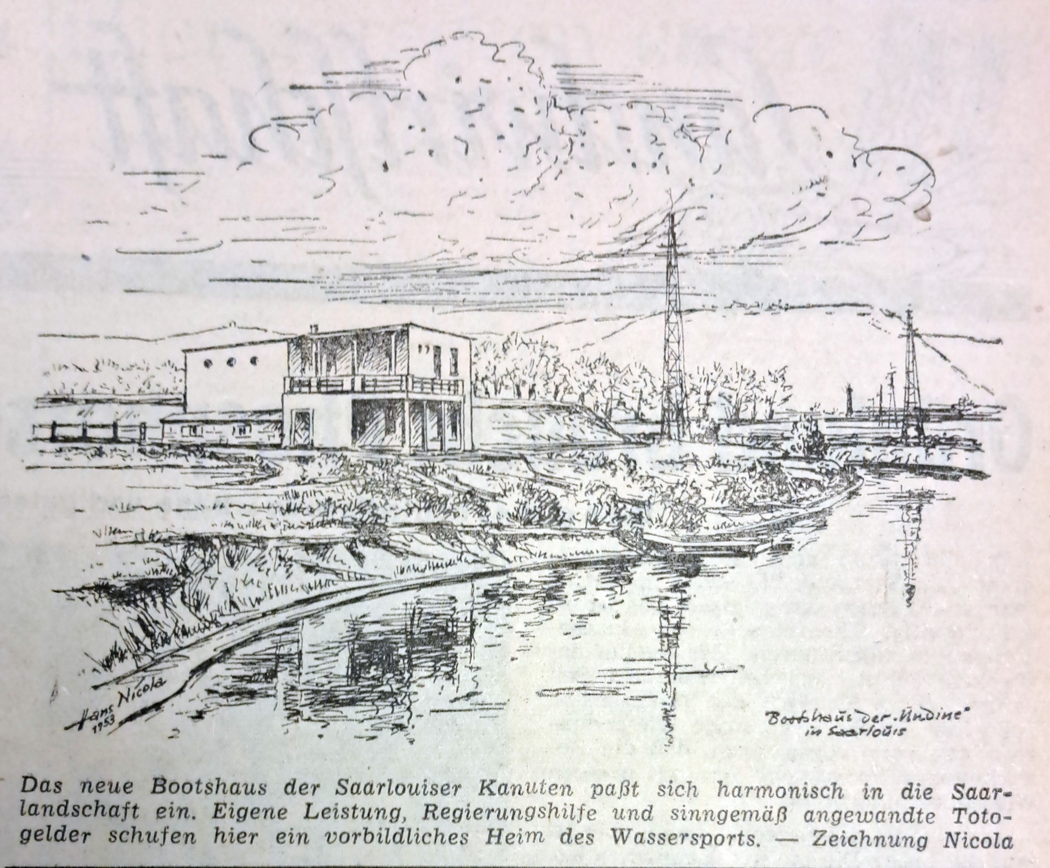 Neues Bootshaus der Saarlouiser Kanuten