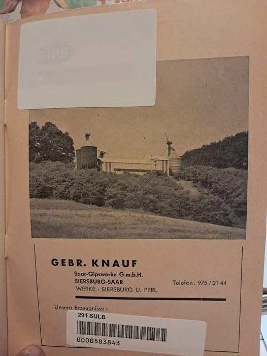 Knauf Gipswerk 1962