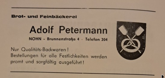Bäckerei in Nohn.