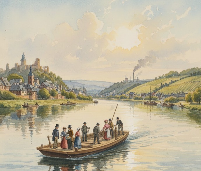 Übergänge über die Saar vor 1900