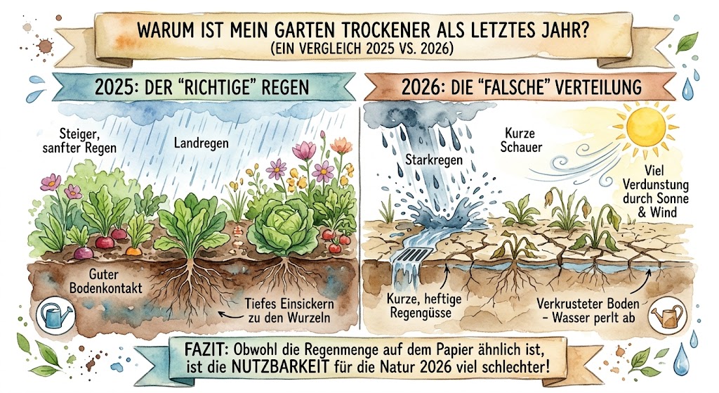 Trockenheit im Garten